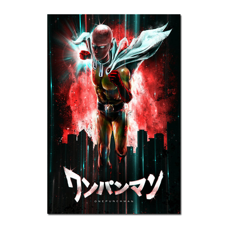 Poster: One Punch Man - Saitama vs Villain (24x36)